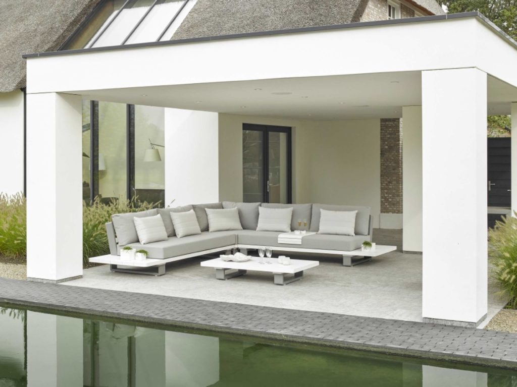 Life Outdoor Sofa Corner Sets, White Garden Sofa Sets