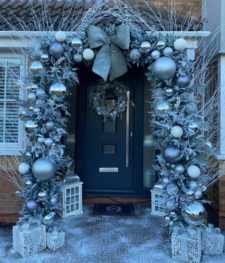all silver Christmas decorations all silver Christmas decorations