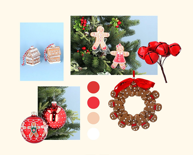 Gingerbread Themed Christmas Moodboard Gingerbread Themed Christmas Moodboard